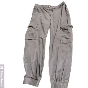Gray Cargo Pants